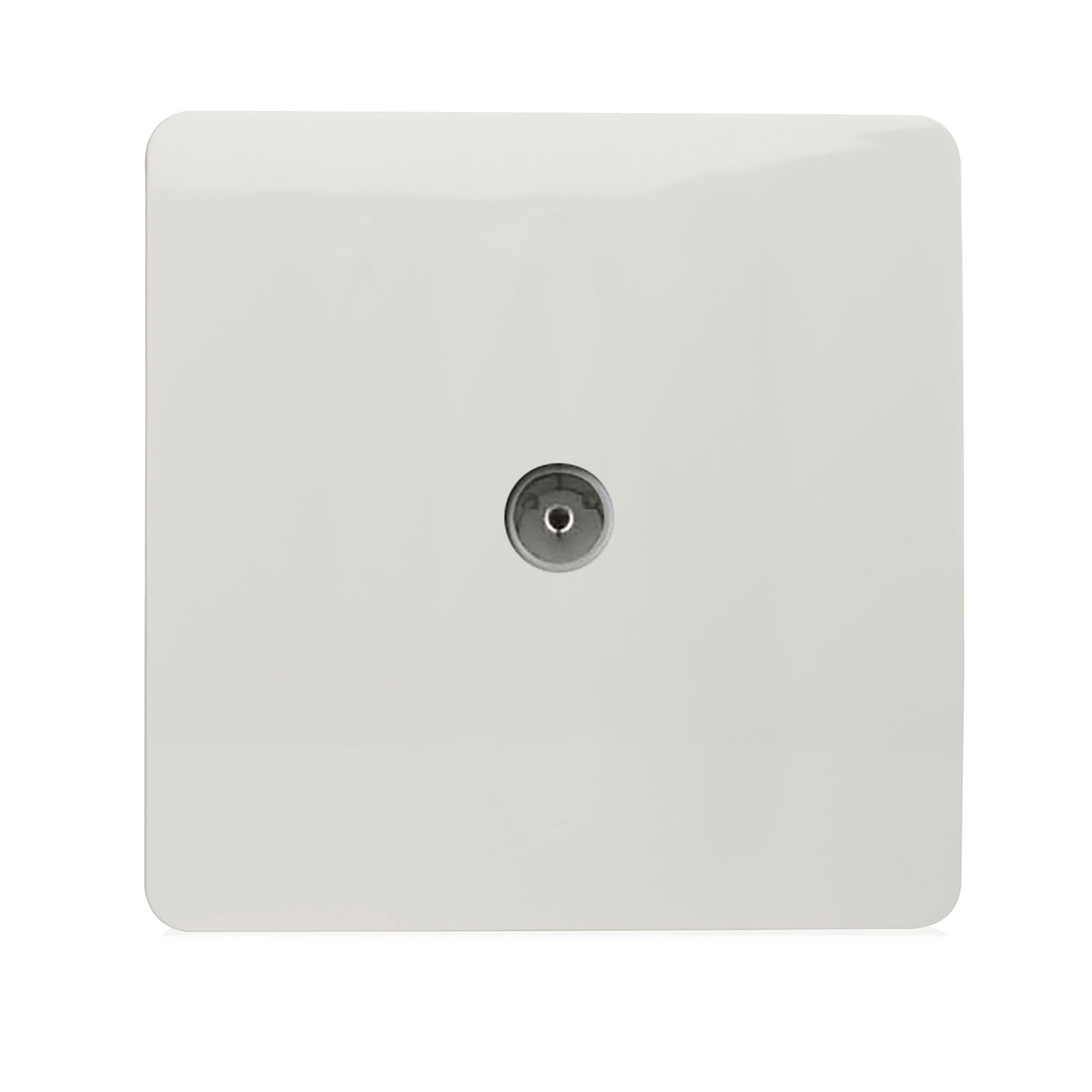 ART-TVSWH  TV Co-Axial 1 Gang Ice White